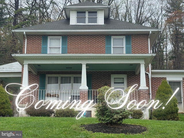 15732 Kelbaugh Rd, Thurmont, MD 21788 - view of front of home featuring brick siding and covered porch