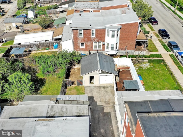 drone / aerial view
