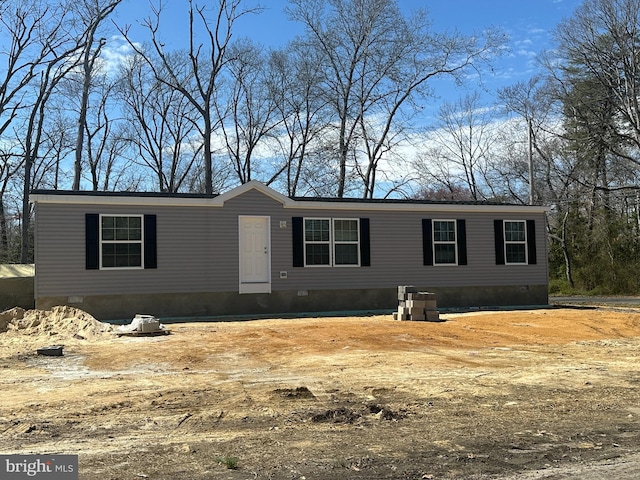 309 Fern Rd, Millville, NJ 08332 - manufactured / mobile home featuring crawl space