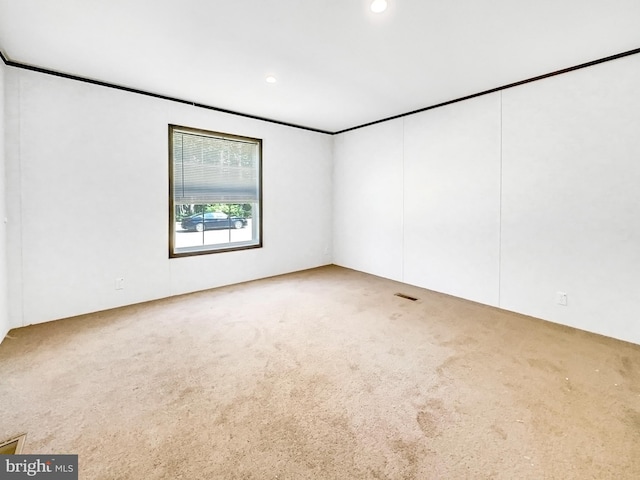 309 Fern Rd, Millville, NJ 08332 - spare room featuring carpet and recessed lighting