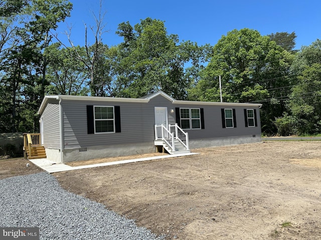 309 Fern Rd, Millville, NJ 08332 - manufactured / mobile home with crawl space