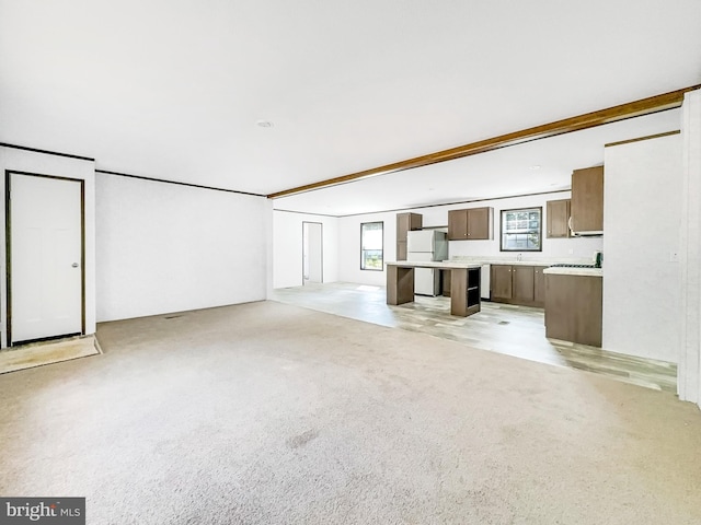 309 Fern Rd, Millville, NJ 08332 - unfurnished living room with plenty of natural light and light carpet