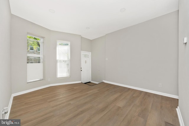 2828 Woodbrook Ave, Baltimore, MD 21217 - unfurnished room with baseboards and wood finished floors