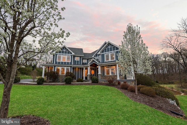 59 N Ridgemont Way, Shepherdstown, WV 25443 - craftsman house with covered porch and a yard