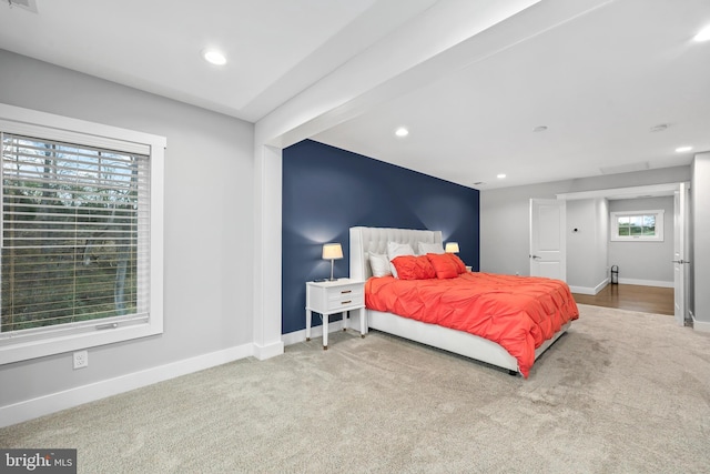 59 N Ridgemont Way, Shepherdstown, WV 25443 - carpeted bedroom featuring baseboards and recessed lighting