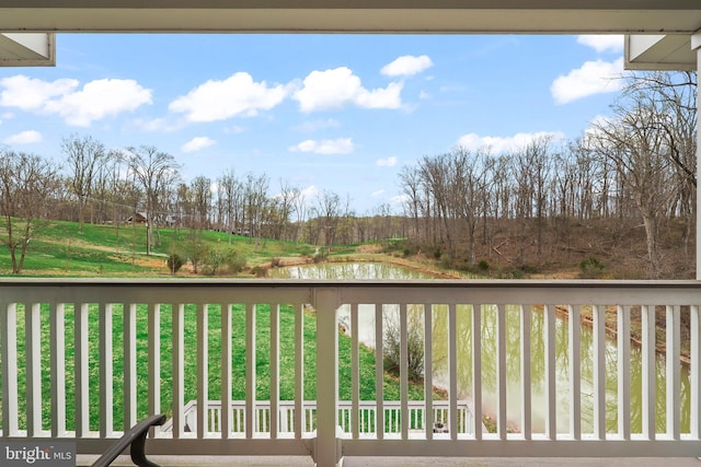 59 N Ridgemont Way, Shepherdstown, WV 25443 - balcony featuring a water view