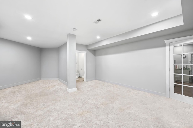 59 N Ridgemont Way, Shepherdstown, WV 25443 - finished basement featuring recessed lighting, carpet flooring, and baseboards