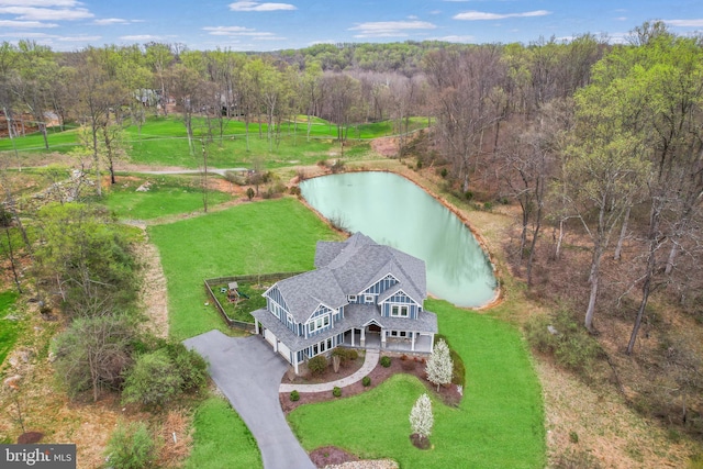 59 N Ridgemont Way, Shepherdstown, WV 25443 - view from above of property with a large body of water and a forest