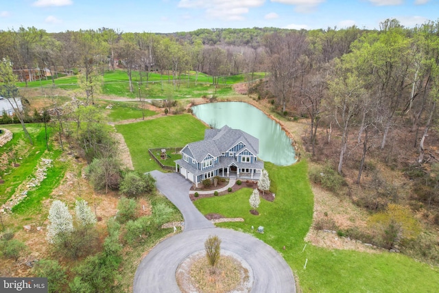 59 N Ridgemont Way, Shepherdstown, WV 25443 - aerial view of property and surrounding area with a forest and a large body of water