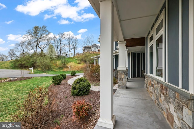 59 N Ridgemont Way, Shepherdstown, WV 25443 - view of patio