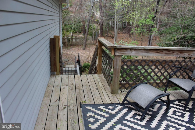 view of deck