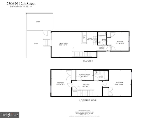 2306 N 12th St, Philadelphia, PA 19133 - plan