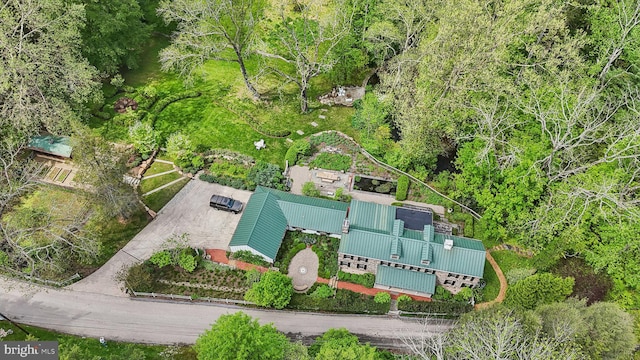 aerial overview of property's location
