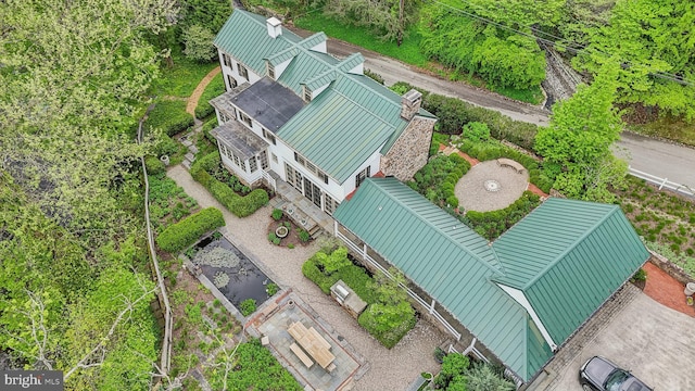 view from above of property