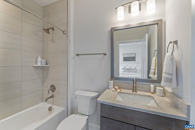 13A Sablewood Dr, Charlottesville, VA 22911 - full bathroom with toilet, vanity, and shower / bathing tub combination