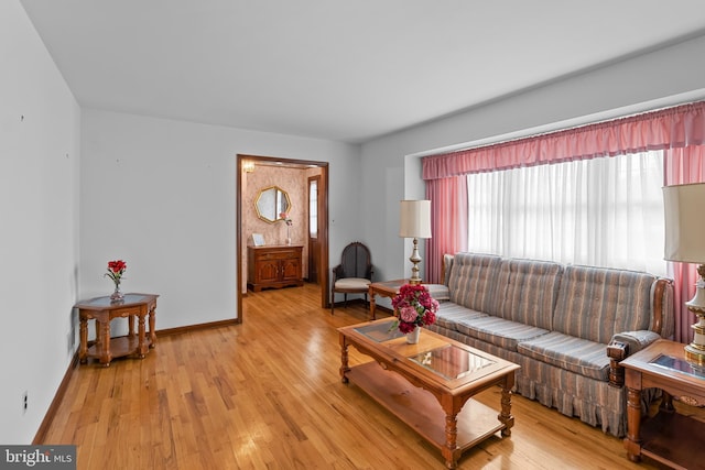 30 Stardust Dr, Newark, DE 19702 - living area with light wood-style flooring and baseboards