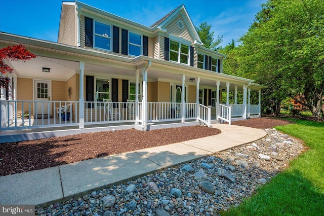 8412 Dasher Ct, Gaithersburg, MD 20882 - view of front of house with covered porch