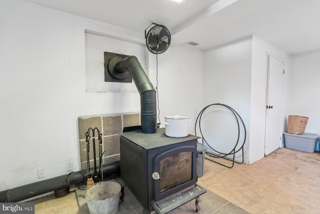 1722 Antler Ln, Finksburg, MD 21048 - detailed view of a wood stove