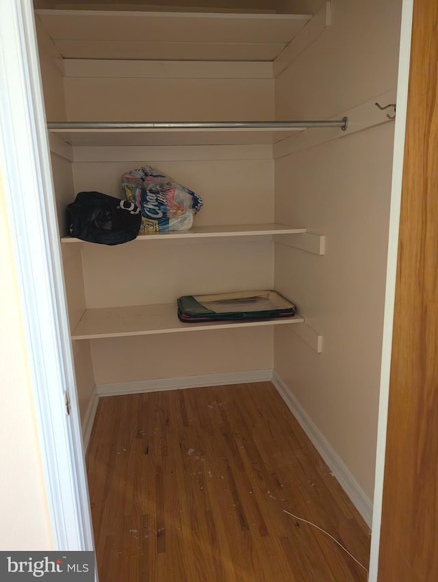 interior space featuring wood finished floors