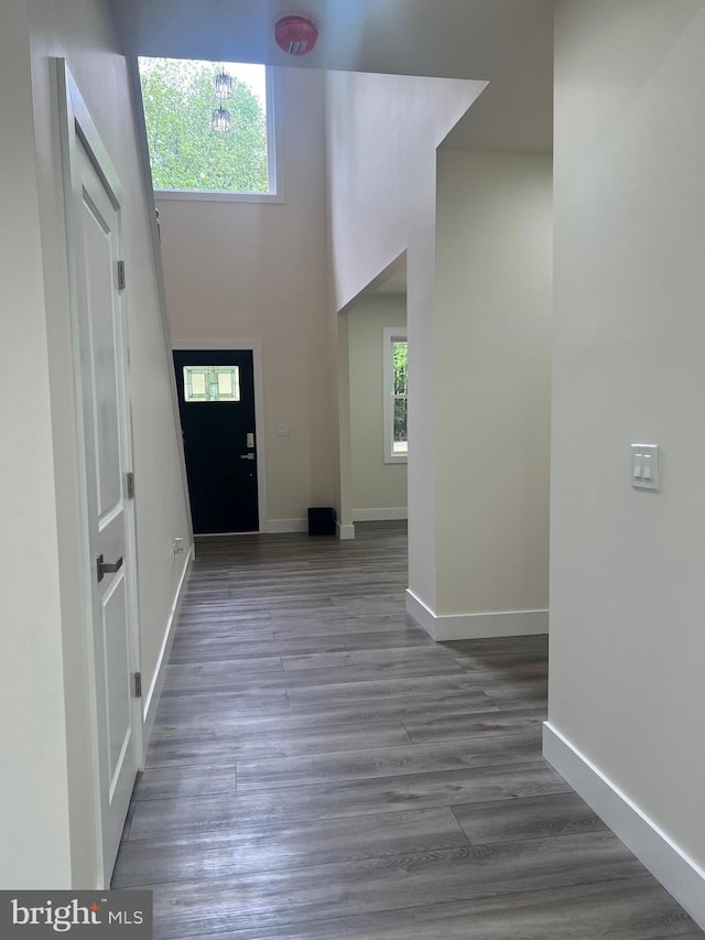 21 Piute Trl, Albrightsville, PA 18210 - entryway featuring baseboards and wood finished floors