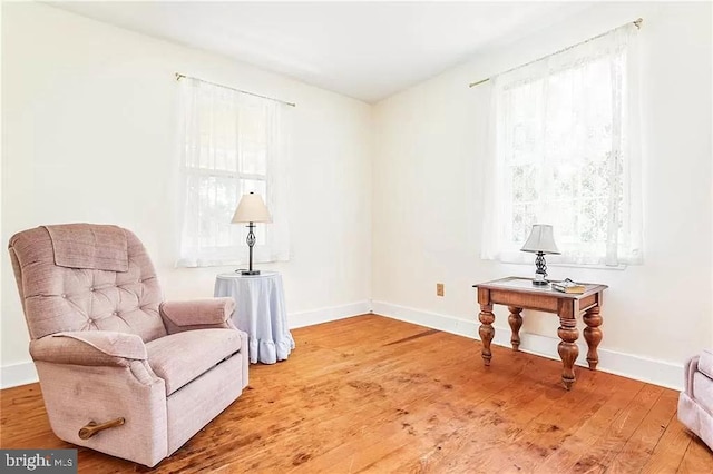 24171 Adelaide St, Parksley, VA 23421 - living area featuring light wood-style flooring and baseboards
