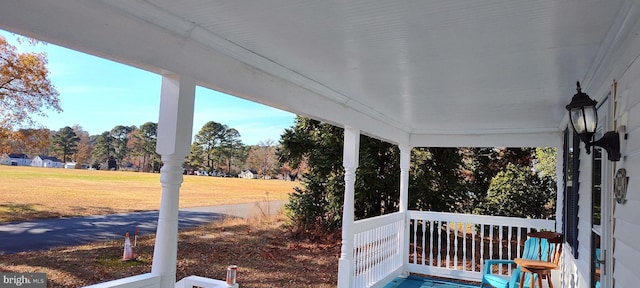 24171 Adelaide St, Parksley, VA 23421 - view of patio with a porch