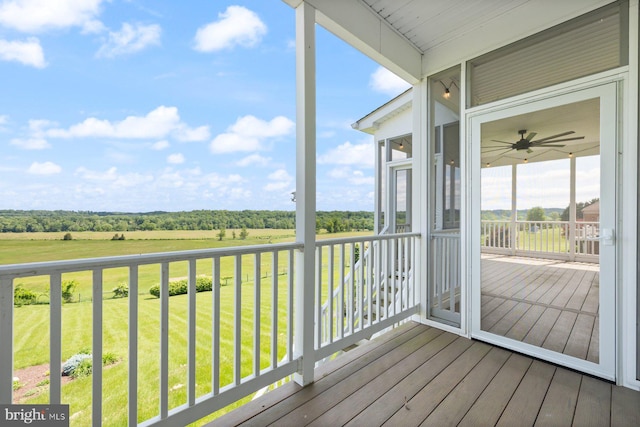 15920 Broadfording Rd, Hagerstown, MD 21740 - wooden terrace with a yard and a rural view