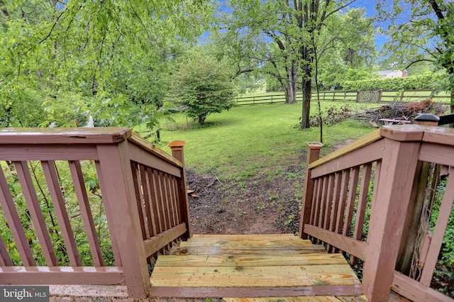 3228 Canterbury Ln, Fallston, MD 21047 - view of wooden deck