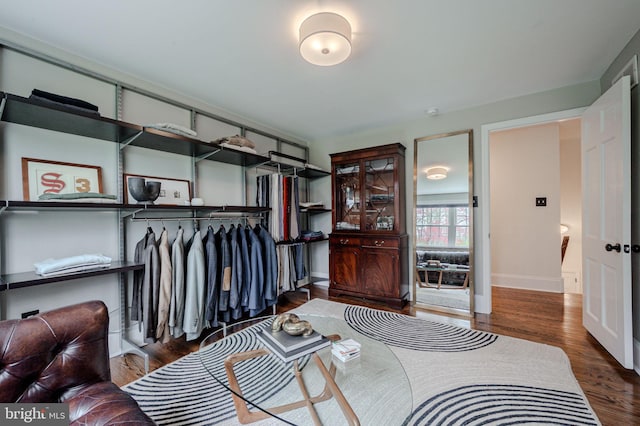312 Center Hill Rd, Wilmington, DE 19807 - walk in closet featuring wood finished floors