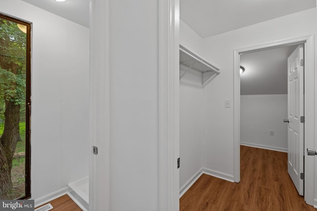 5338 Lightning View Rd, Columbia, MD 21045 - walk in closet featuring wood finished floors