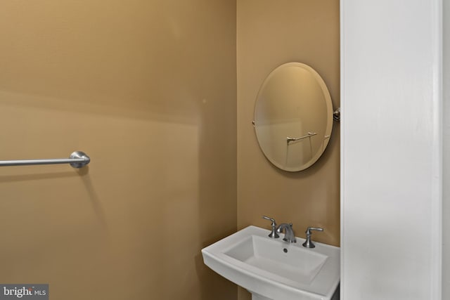 bathroom with a sink