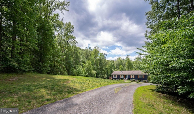 312 Richards Ferry Rd, Fredericksburg, VA 22406 - view of dirt / gravel road with a forest view