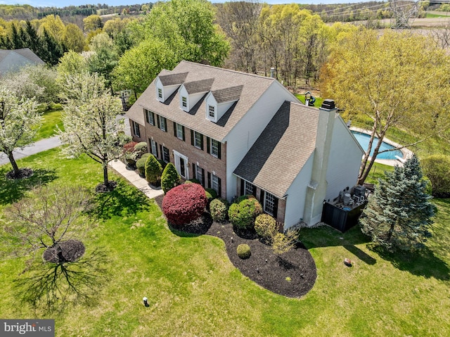 drone / aerial view