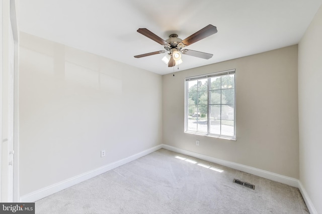7910 E Nalley Rd, Hyattsville, MD 20785 - carpeted empty room with baseboards and ceiling fan