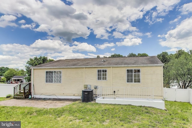 7910 E Nalley Rd, Hyattsville, MD 20785 - rear view of property featuring cooling unit and a patio
