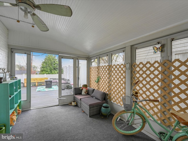 341 Creston Rd, York, PA 17403 - sunroom / solarium with ceiling fan