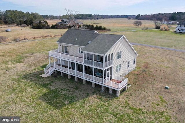 13470 Harrison Landing Rd, Princess Anne, MD 21853 - aerial view featuring a rural view