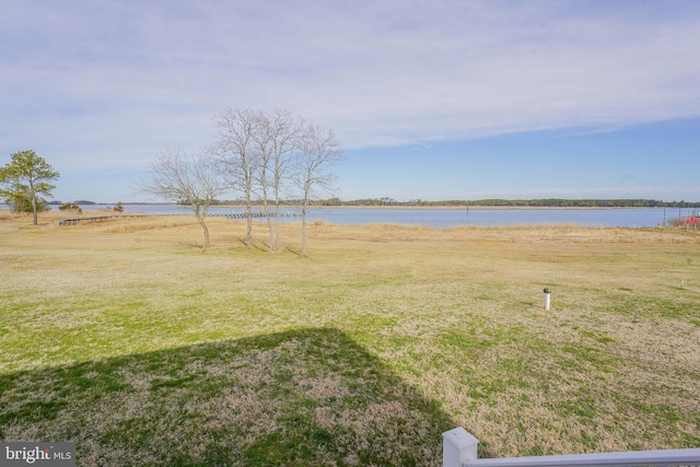 13470 Harrison Landing Rd, Princess Anne, MD 21853 - view of yard with a water view