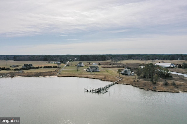13470 Harrison Landing Rd, Princess Anne, MD 21853 - aerial view featuring a water view and a rural view