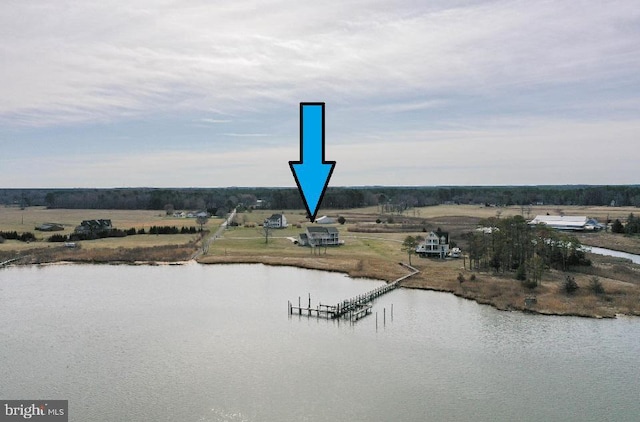 13470 Harrison Landing Rd, Princess Anne, MD 21853 - bird's eye view with a water view