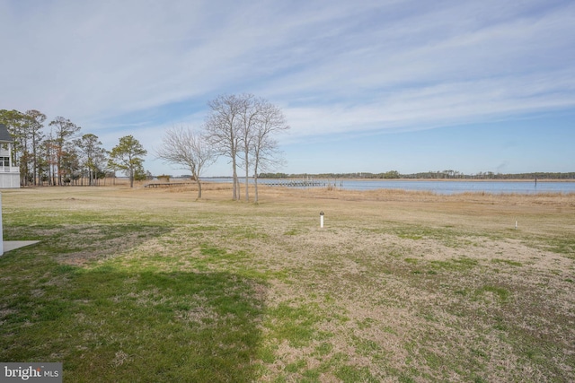 13470 Harrison Landing Rd, Princess Anne, MD 21853 - view of yard featuring a water view