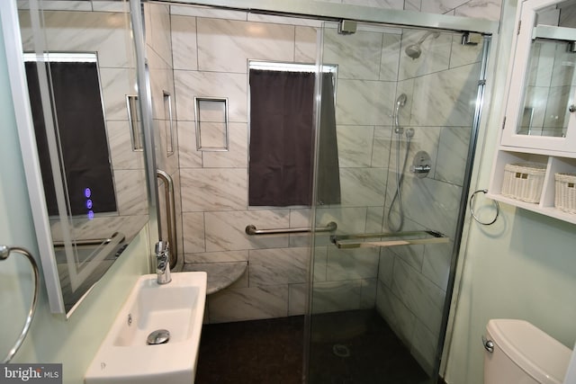 713 Cooper St, Florence, NJ 08518 - bathroom featuring a stall shower and toilet