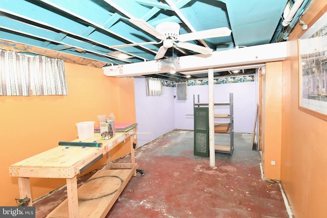 713 Cooper St, Florence, NJ 08518 - finished basement featuring electric panel