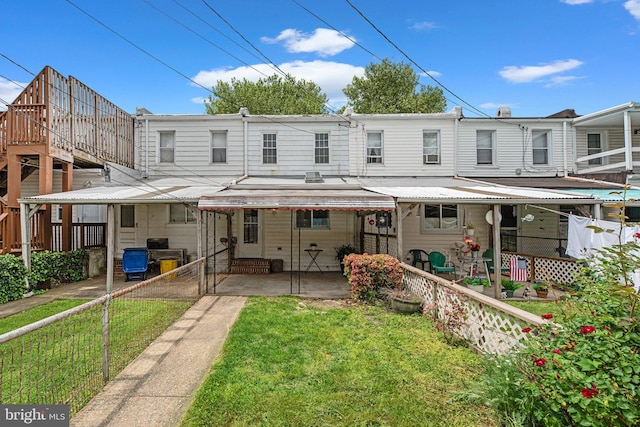 view of back of property