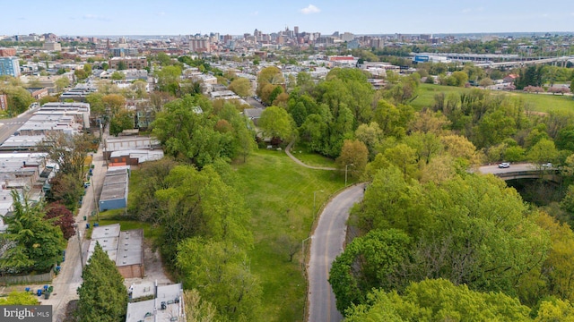 view of property location featuring nearby urban area