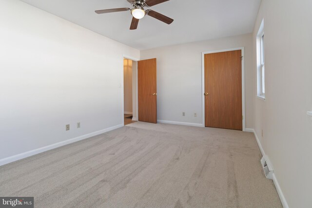 29 Pine Dr, Manchester, PA 17345 - unfurnished bedroom featuring carpet flooring, baseboards, and ceiling fan