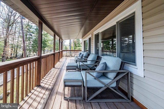 16 Jrs Dr, Mc Henry, MD 21541 - deck with an outdoor hangout area