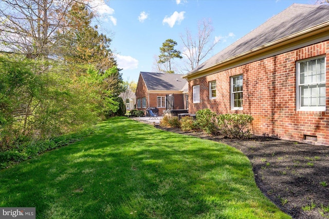 view of yard featuring a patio area