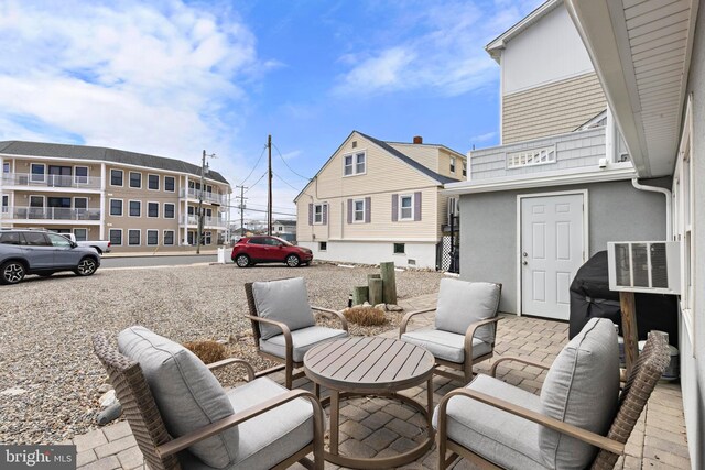 111 W 18th St Unit 2, Ship Bottom, NJ 08008 - view of patio featuring an outdoor living space