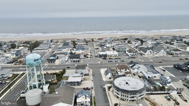 111 W 18th St Unit 2, Ship Bottom, NJ 08008 - drone / aerial view with a beach view and a water view
